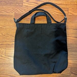 New Baggu duck tote bag With NoMad Brandin Natural Canvas Cotton Bag